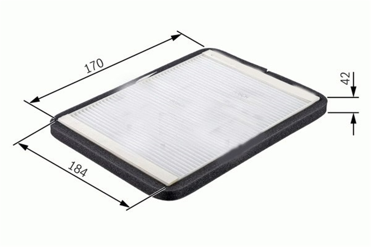 TOLEDOPOLEN FİLTRESİ GOLF I-GOLF II-JETTA II-SEAT TOLEDO I CU2038 SARDES SC575SARDESSARDES SC575
