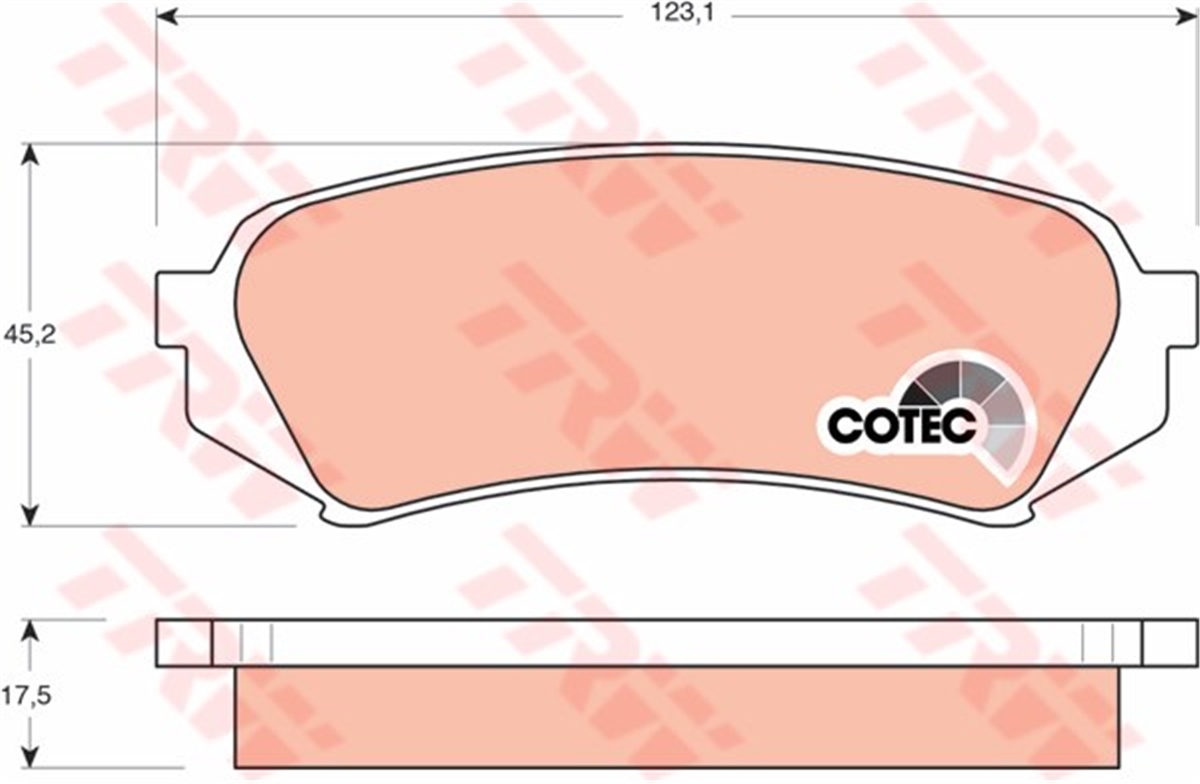 TOYOTABALATA ARKA DİSK LEXUS LX 4.7 98-08 TOYOTA LAND CRUISER J10 4.2-4.7 98-07 TRW GDB3198TRWTRW GDB3198