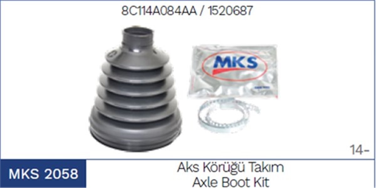 TRANSITAKS KÖRÜĞÜ DIŞ TAKIM FORD TRANSİT V363-CUSTOM 2014 MKS 2058MKSMKS 2058