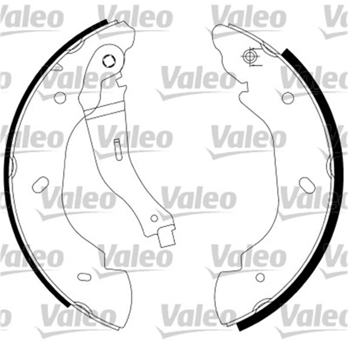 TRANSITARKA PABUÇ BALATA TRANSİT V184 2.3 2.4DI 2.4TDE 2.4TDCİ 00-5.06 280X64 VALEO 564012VALEOVALEO 564012