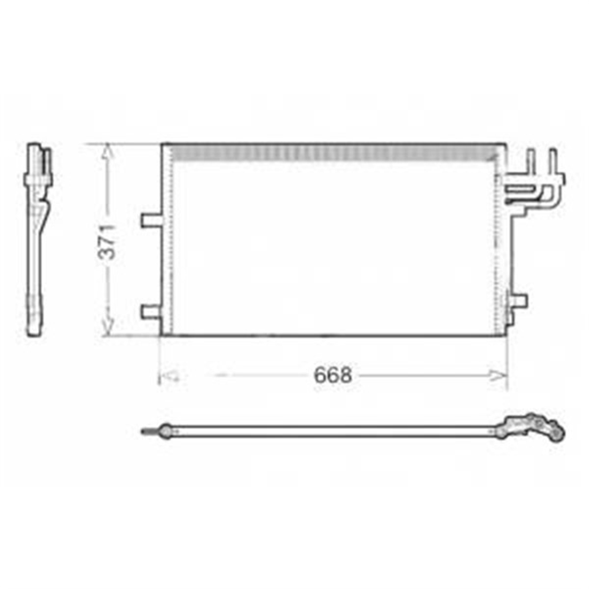 TRANSITKLİMA KONDANSER FORD TRANSIT COURIER 1.5TDCI ORIS CFR011ORISORIS CFR011