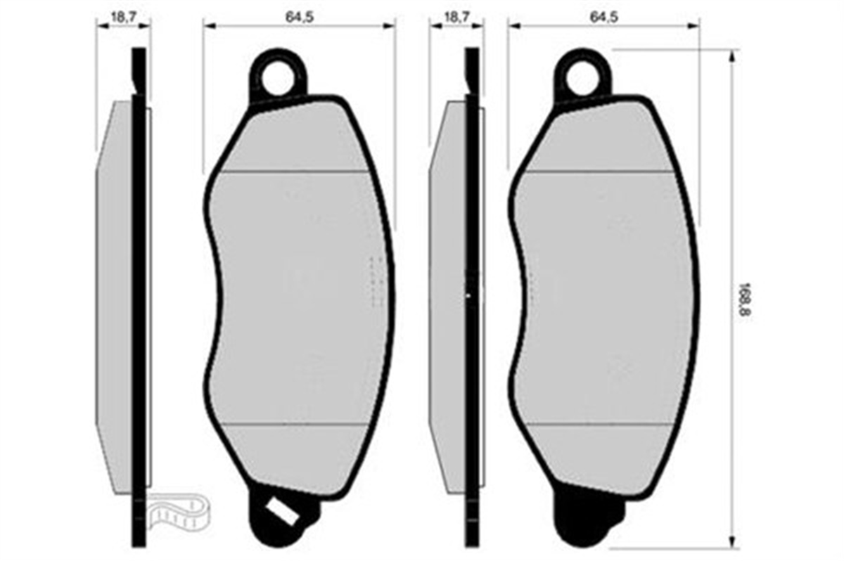 TRANSITÖN BALATA TRANSİT V184 8.00 MARELLI 323700013800MARELLIMARELLI 323700013800