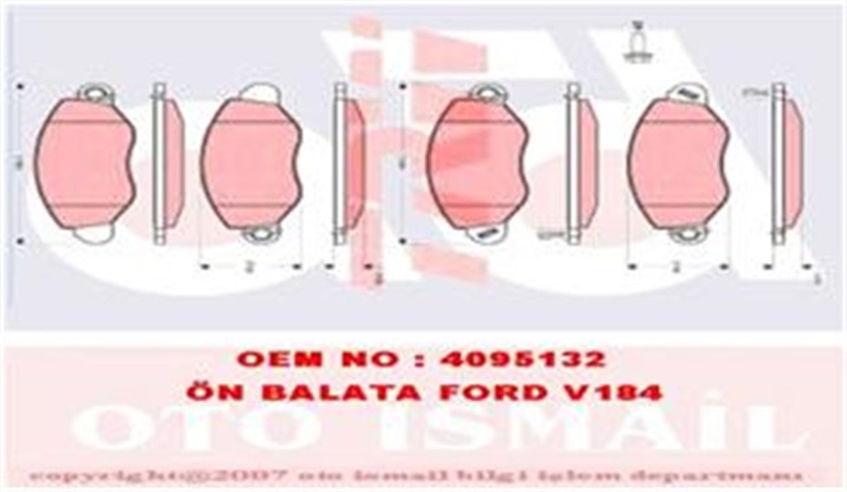 TRANSITÖN BALATA TRANSİT V184 8.00 TRW GDB1461TRWTRW GDB1461