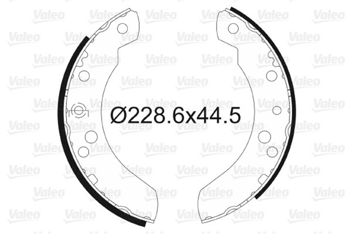 TRANSITPABUÇLU FREN BALATASI FORD TRANSİT 86-91 1.6. 2.0. 2.5 D. 2.9 İ VALEO 562064VALEOVALEO 562064