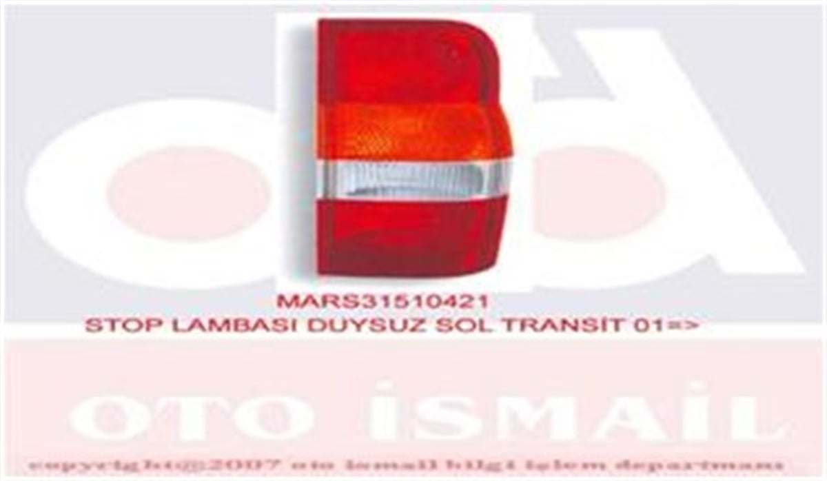 TRANSITSTOP LAMBASI DUYSUZ SOL TRANSİT 01 MARS 510421MARS-MARS 510421
