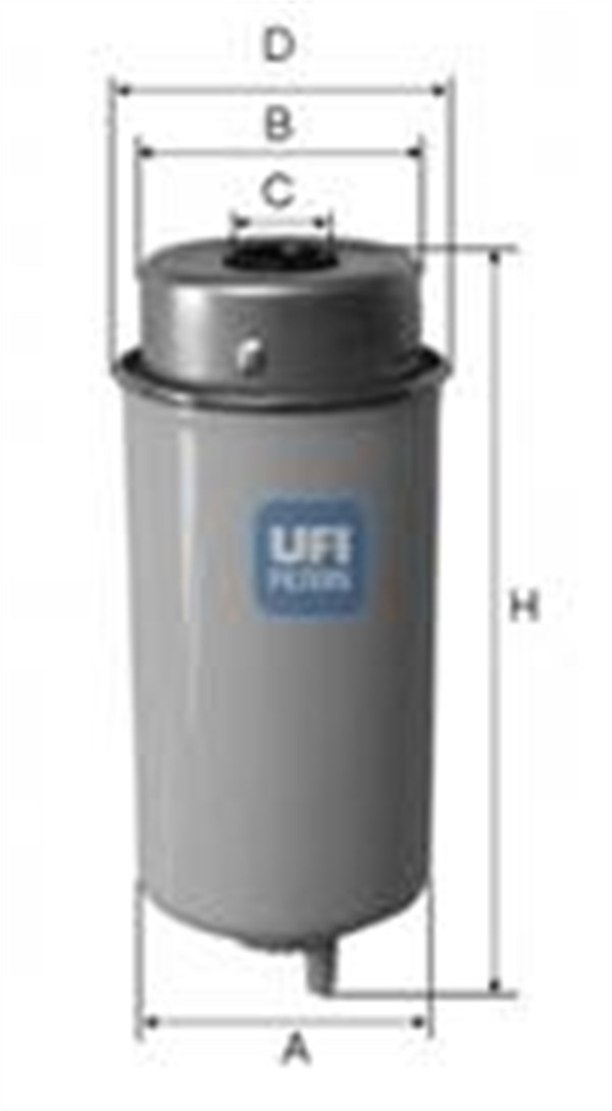 TRANSITYAKIT FİLTRESİ FORD TRANSİT 2.0 TD-CI 92 KW-125 HP 05-02-10-04 - 2.4 TD-CI 101 KEW-137 HP UFI 2445800UFIUFI 2445800