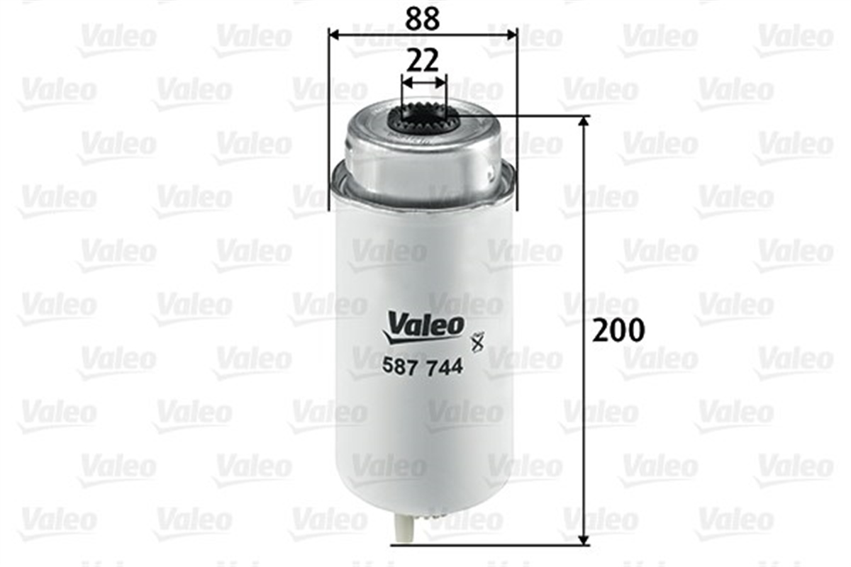 TRANSITYAKIT FİLTRESİ MAZOT FORD TRANSIT 2.0 TDCI VALEO 587744VALEOVALEO 587744
