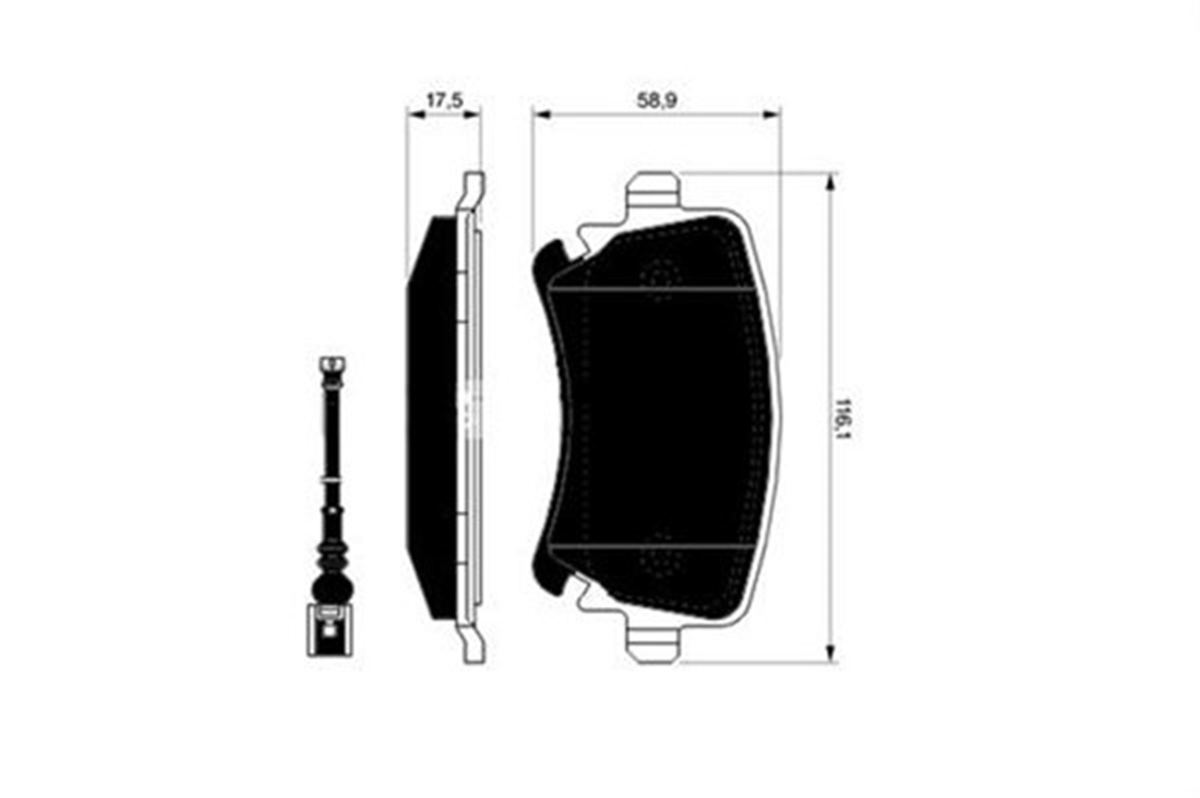 TRANSPORTERARKA BALATA TRANSPORTER T5 T6 04 GDB1557 MARELLI 323700004700MARELLIMARELLI 323700004700