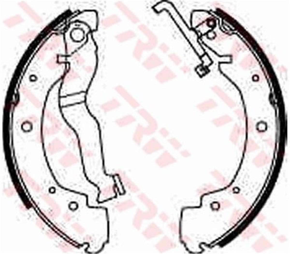 TRANSPORTERARKA PABUÇ BALATA TRANSPORTER T4 1.9D 2.0 2.5 2.4D 2.5TDİ 2.8 90 4.03 268X56 TRW GS8530TRWTRW GS8530