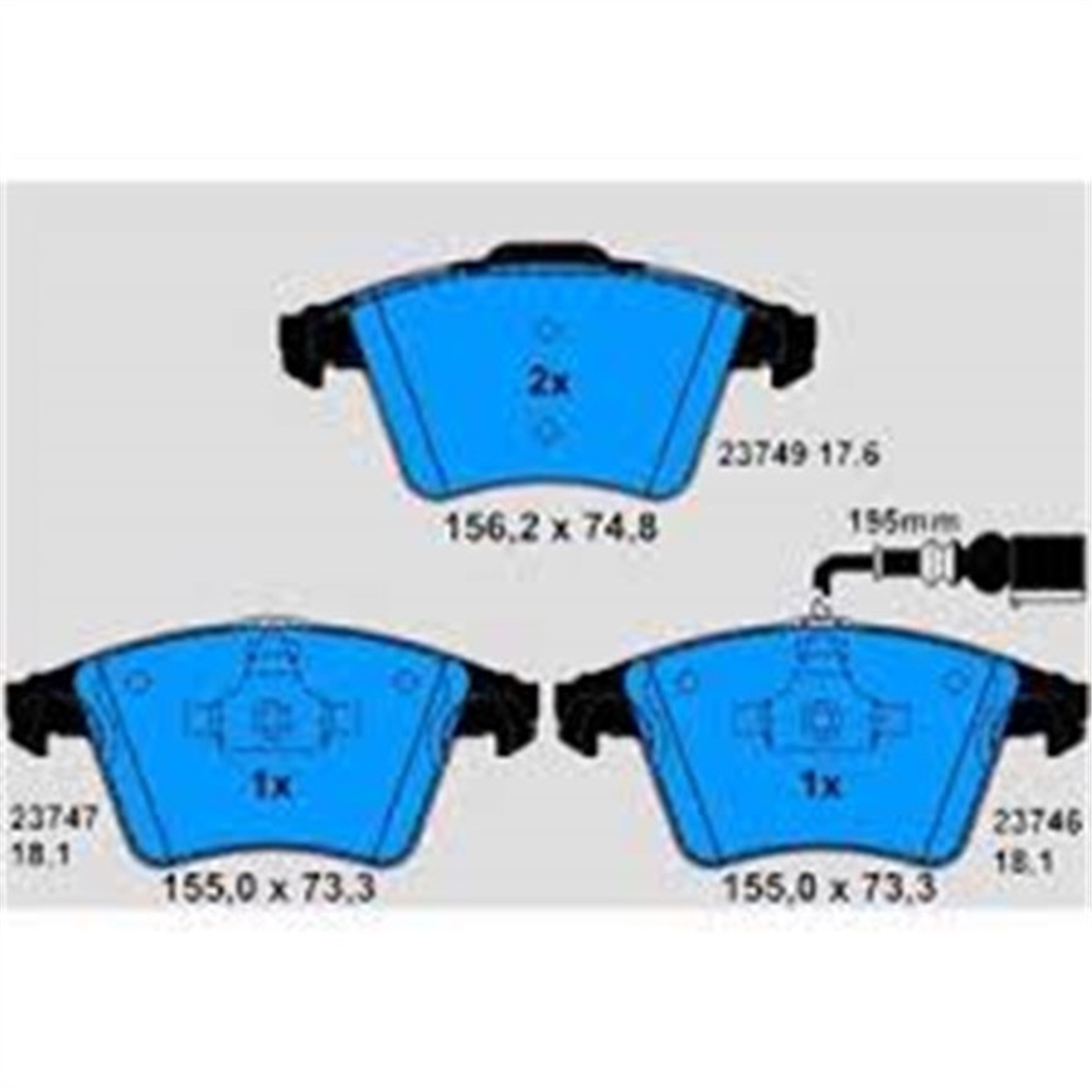 TRANSPORTERÖN BALATA FİŞLİ TRANSPORTER T5 16 JANT YM KALIN 03 MARELLI 323700029900MARELLIMARELLI 323700029900