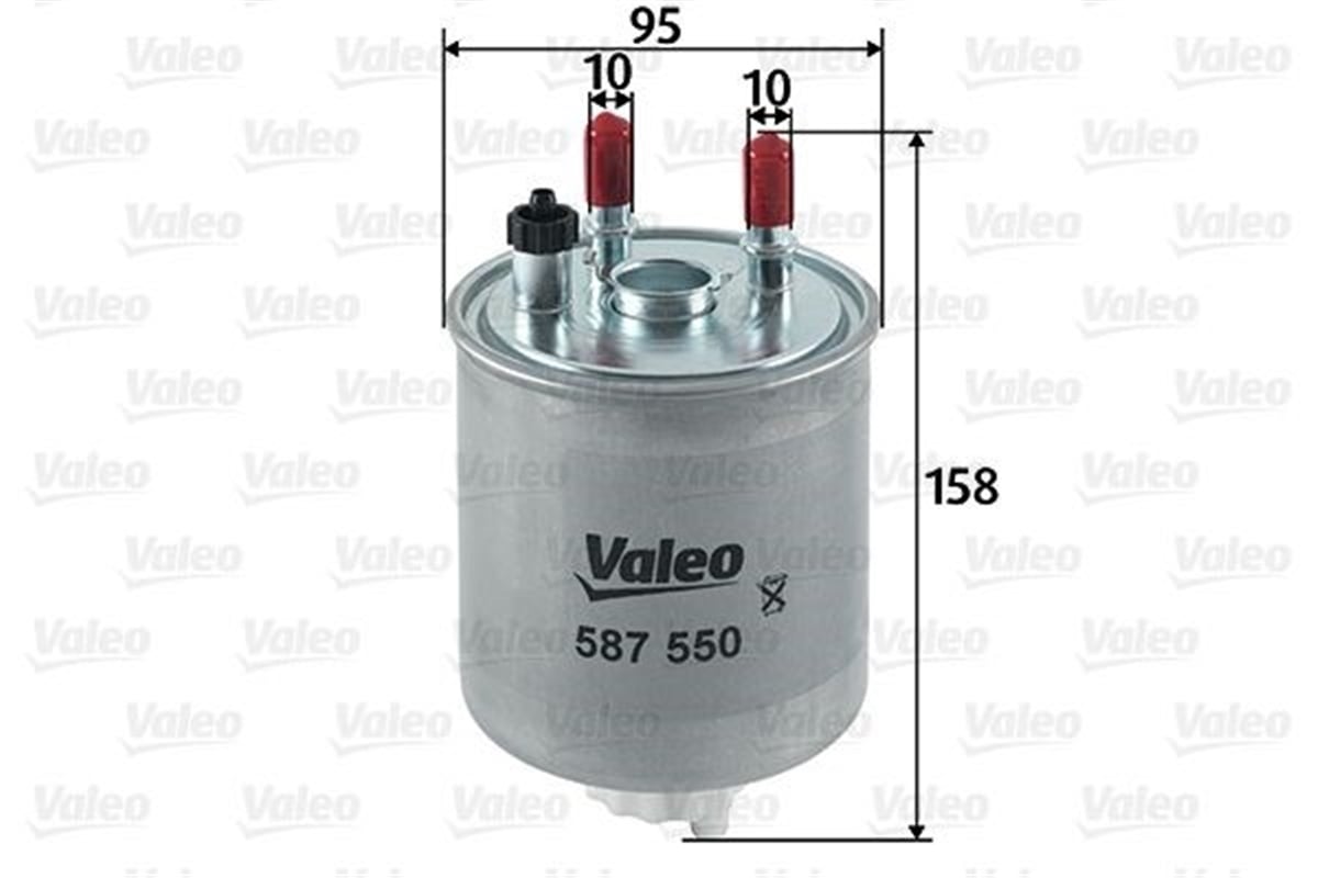 TWINGOYAKIT FİLTRESİ MAZOT RENAULT TWINGO 1.5 DCI VALEO 587550VALEOVALEO 587550