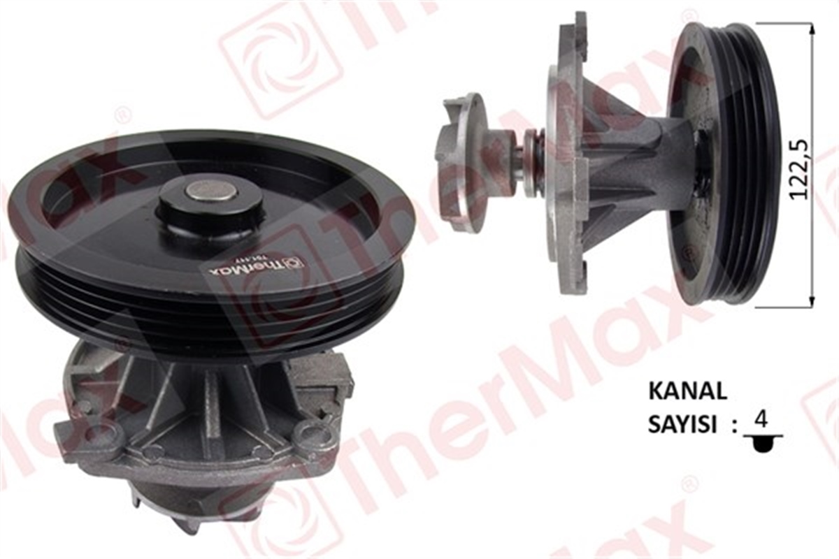 UNODEVİRDAİM FIORINO 1.4-1.6 94-01 -TEMPRA 1.4İE 90-96 -TIPO 1.4-1.4İE 87-95 -UNO 1.4-1.6 PA598 T THERMAX T01.117THERMAXTHERMAX T01.117