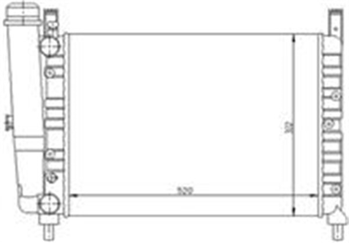 UNORADYATOR UNO 70 1.4 İE-1.5 İE MEK 520X322X23 ORIS MFI005ORISORIS MFI005