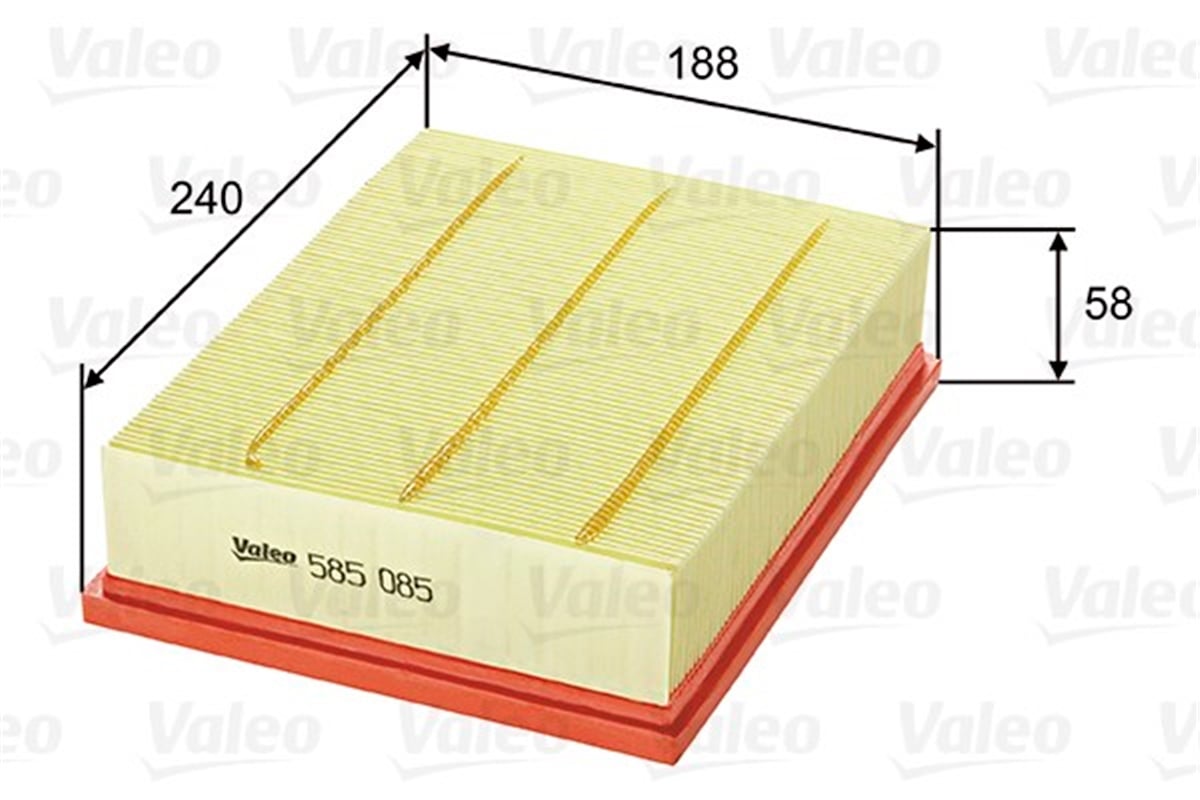 VECTRAHAVA FİLTRESİ OPEL VECTRA-B 2.0 DTI 16V VALEO 585085VALEOVALEO 585085