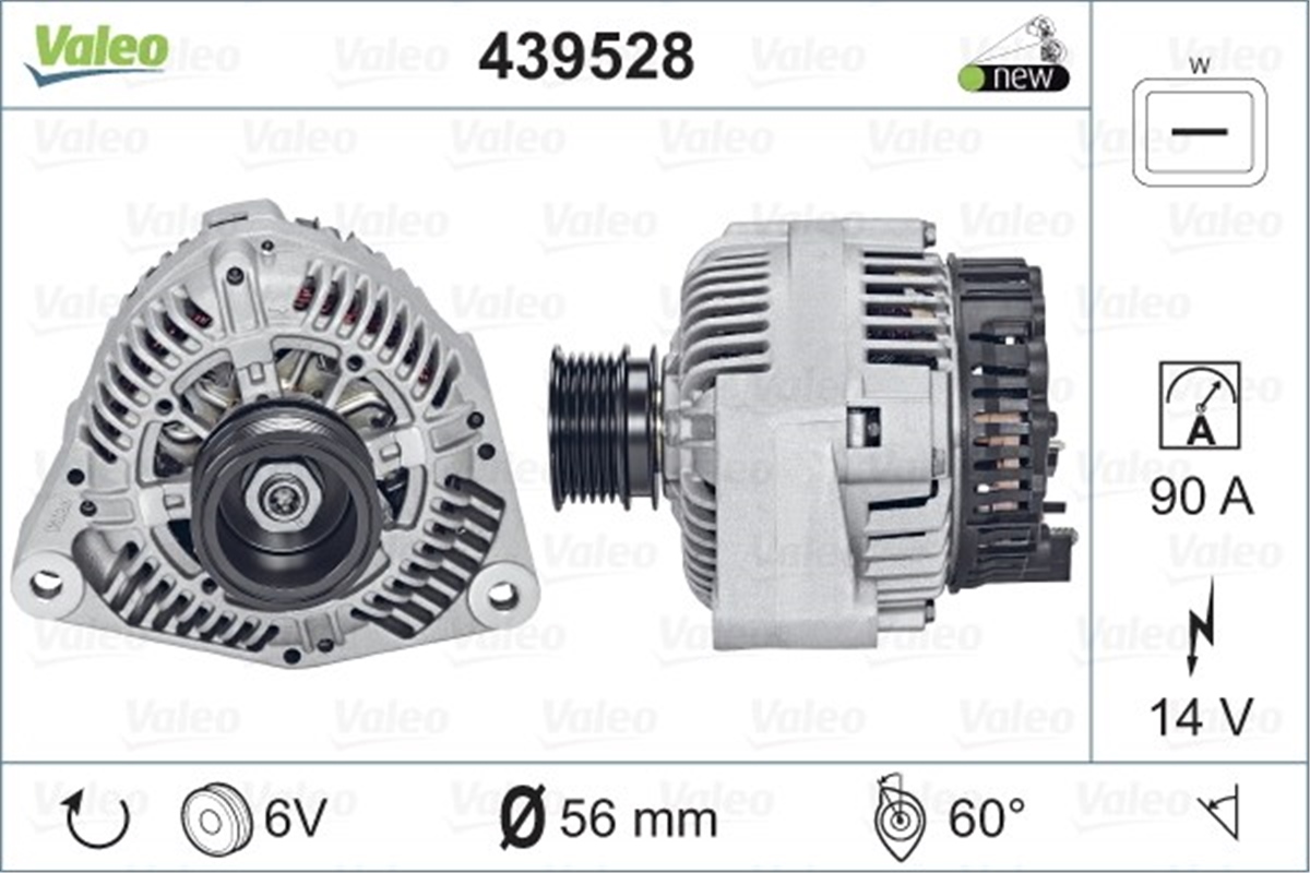 VITOALTERNATÖR MERCEDES VITO VALEO 439528VALEOVALEO 439528