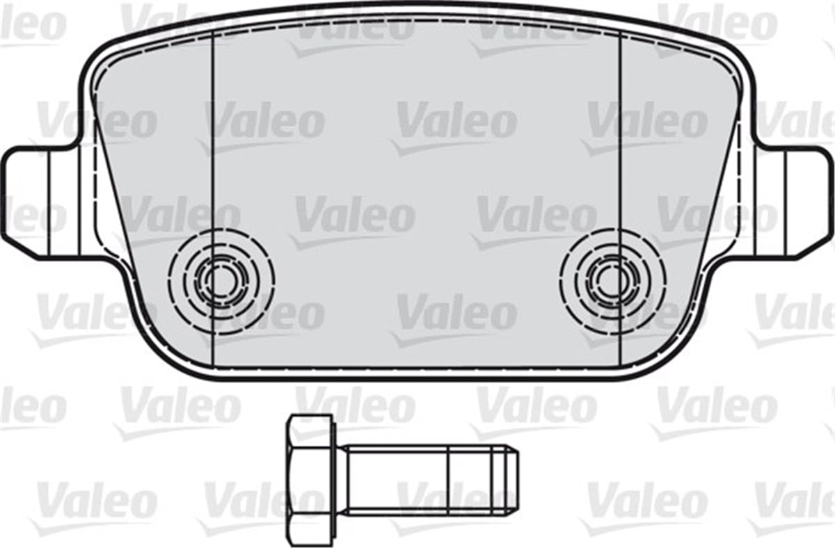 VOLVOARKA BALATA MONDEO 07 GALAXY 06 SMAX 06 VOLVO V70 08 S80 06 XC70 07 FREELANDER 2.2 06 VALEO 598935VALEOVALEO 598935