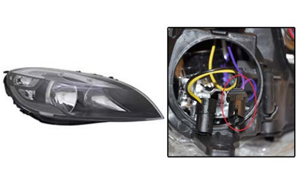 VOLVOVOLVO V40 ÖN FAR ELEKTRIK MOTORLU SİNYAL KABLOLU SAĞ.12- 31283327TYCVOL1040040