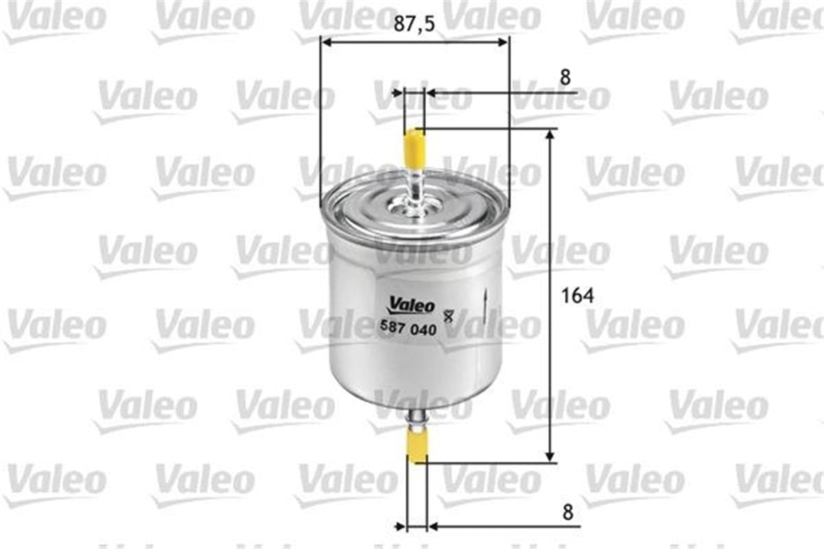 VOLVOYAKIT FİLTRESİ BENZİN VOLVO V40 ESTATE 1.8 VALEO 587040VALEOVALEO 587040