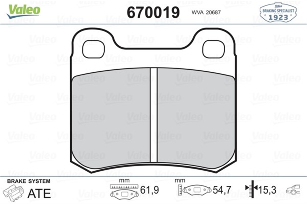W124ARKA BALATA MERCEDES W202 C180 C200 C220 93-00 S202 W124 86-93 S124 C124 W126 W201 VALEO 670019VALEOVALEO 670019