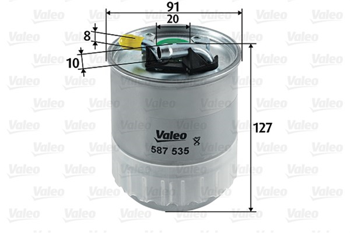 W169YAKIT FİLTRESİ MAZOT MERCEDES A CLASS W169 A180 CDI VALEO 587535VALEOVALEO 587535