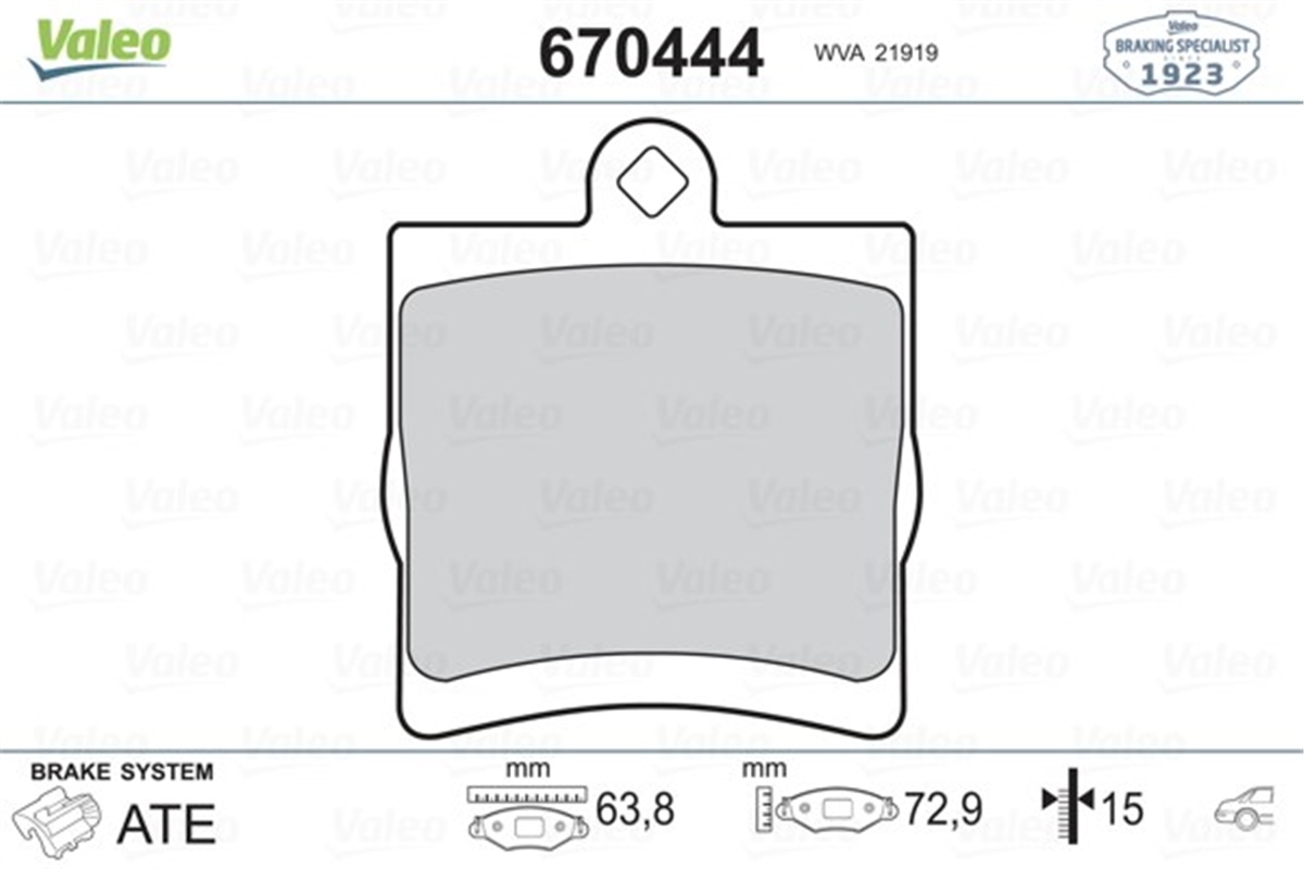 W202ARKA BALATA MERCEDES W210 E200 96-02 W202 C200 C230 94-00 S202 S210 A208 C208 R170 96-04 VALEO 670444VALEOVALEO 670444