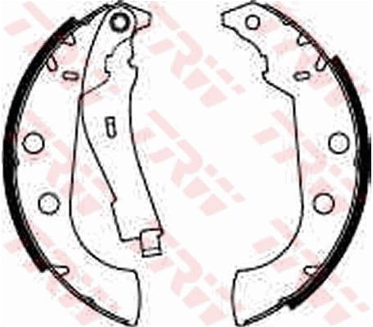 XSARAGS8626 ARKA PABUÇ BALATA XSARA 1.4HDİ 1.6 1.8 1.5D 98-05 306 94-01 405 92-95 GS8657 228X42 TRW GS8272TRWTRW GS8272
