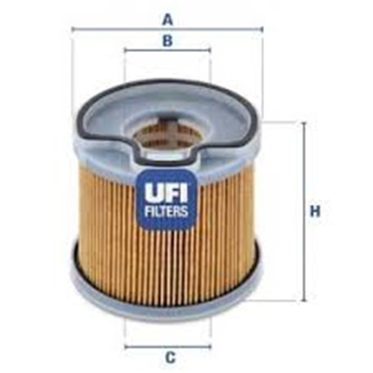 XSARAYAKIT FİLTRESİ PARTNER-BERLINGO-C5-JUMPY-XSARA-SCUDO-P206-P307-P406-P607-P806-EXPERT 2.0HDI UFI 2669100UFIUFI 2669100