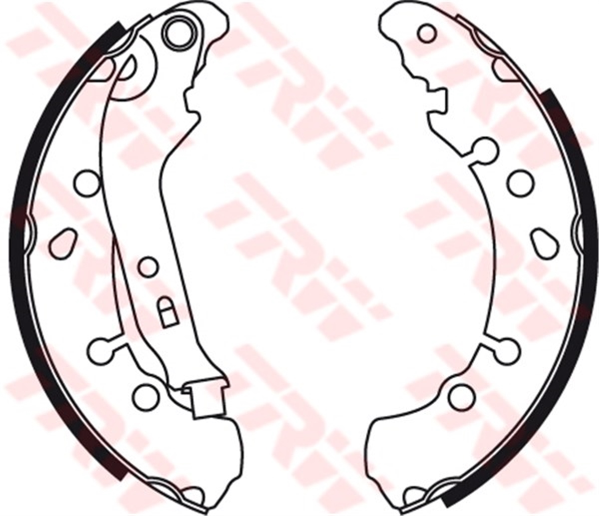 YARISARKA PABUÇ BALATA YARIS 1.3 VVTİ-1.33 VVTİ-1.4D-4D 06 11 203X38 TRW GS8778TRWTRW GS8778