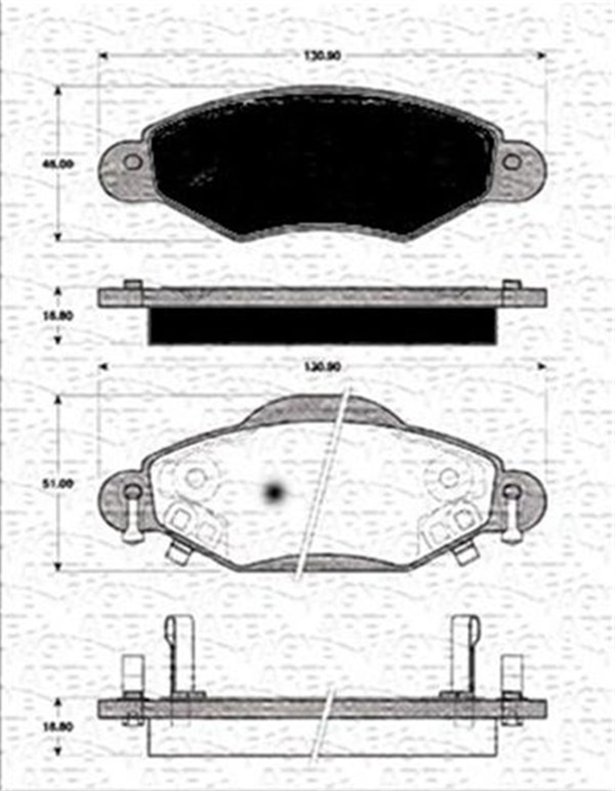 YARISÖN BALATA YARIS 1.0 99 9.05 1.3 02-9.05 1.4 D4D 01 9.05 1.5 VVTI TS 04-2001 9.05 MARELLI 323700009200MARELLIMARELLI 323700009200