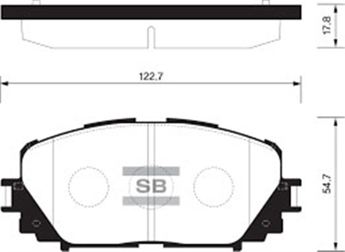 YARISÖN BALATA YARIS 1.0 VVT-I-1.8 VVTI 01-2006 ABS Lİ SANGSIN SP1588SANGSINSANGSIN SP1588