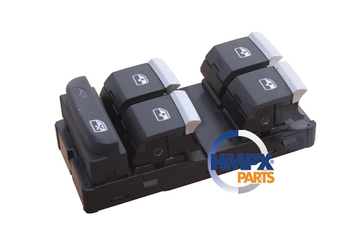 YEDEK PARÇAA4-A5 15> CAM AÇMA DÜĞMESİ ÖN SOL DÖRTLÜ : KROMLU HMP 8W0959851 HMP VW-215-035PARCAWORLDHMP 8W0959851