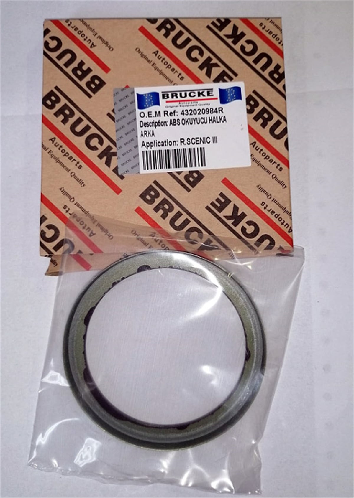 YEDEK PARÇAABS OKUYUCU HALKA ARKA SCENİC IIIBRUCKE*RSA-432020984R