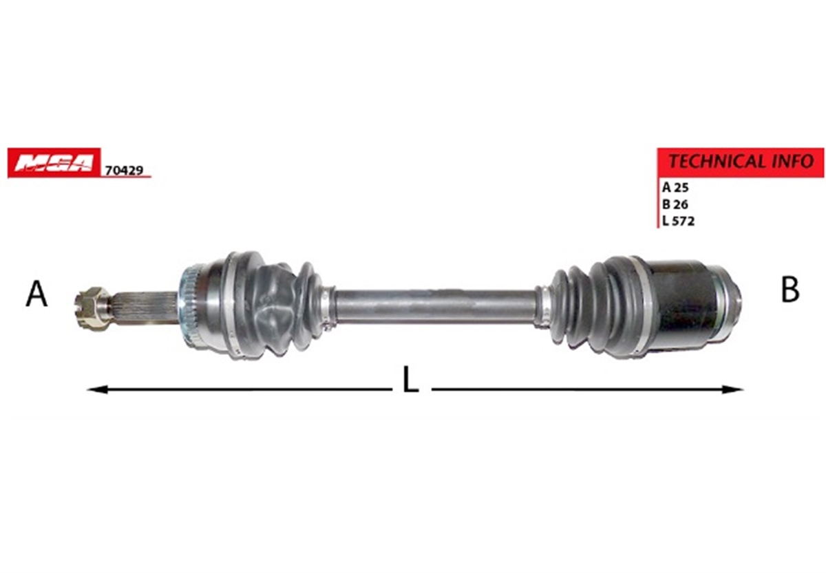 YEDEK PARÇAAKS KOMPLE SAG-HYUNDAI ACCENT 03>06 
