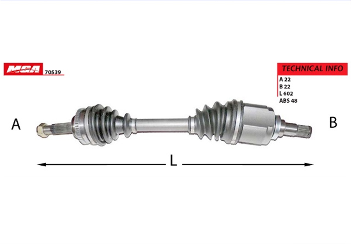 YEDEK PARÇAAKS KOMPLE SOL ABSLI-OTOMATİK-CHEVROLET KALOS 02>10 