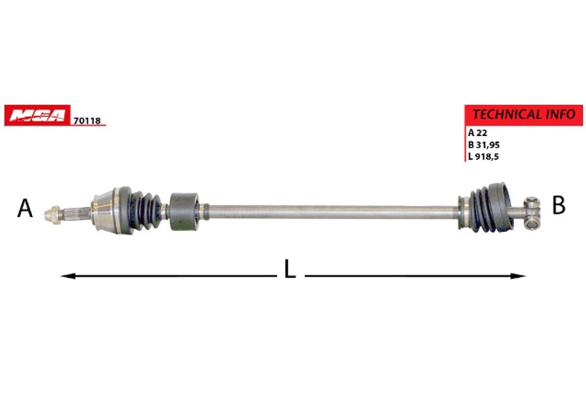 AKS SAG FIAT PALIO SIENA 1.2 1.4 97-02 C513 SANZIMAN 46307508 -MGA