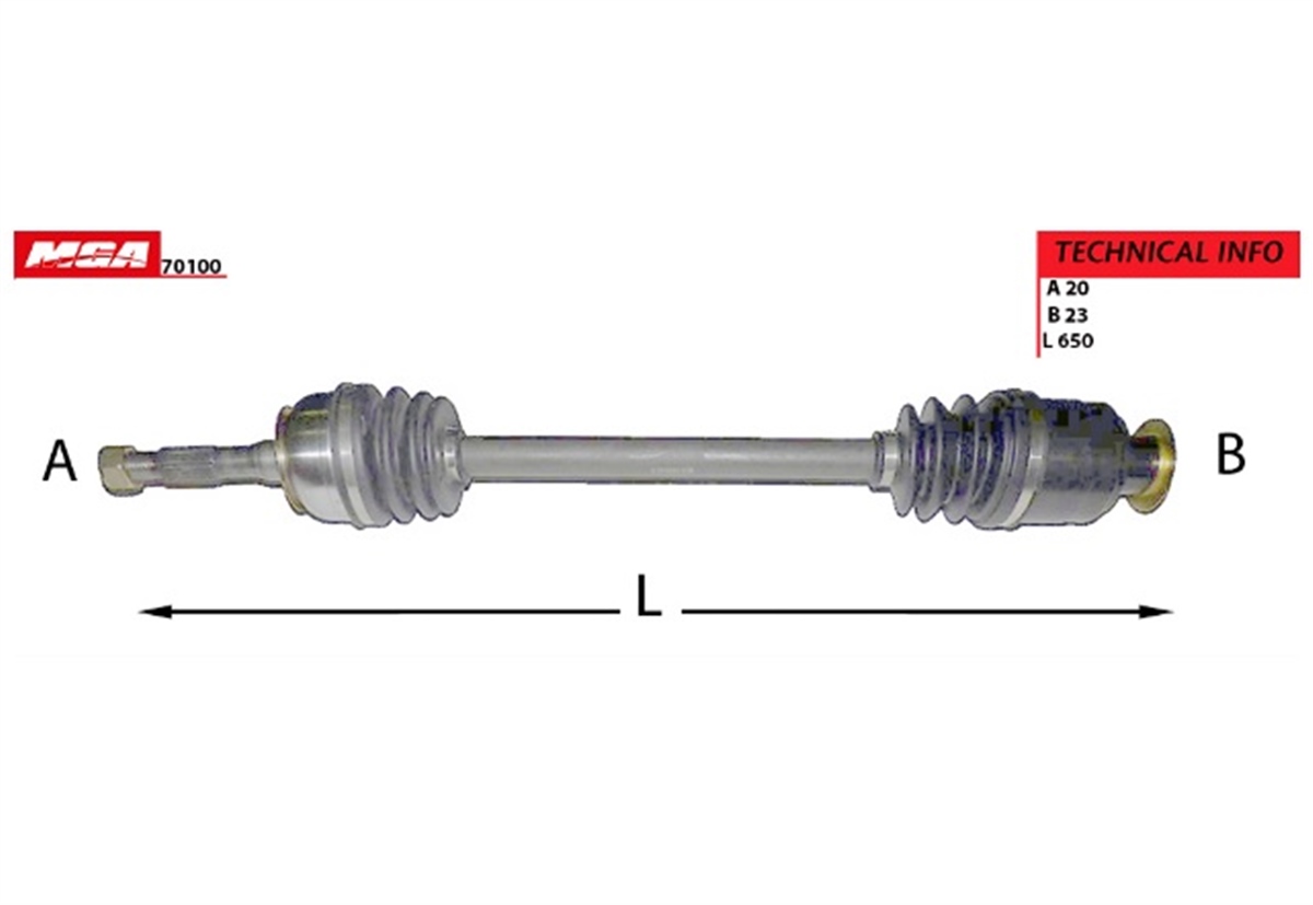 YEDEK PARÇAAKS SAĞ-SOL   RENAULT R12  7701348085 -MGA-70100MGAMGA-70100