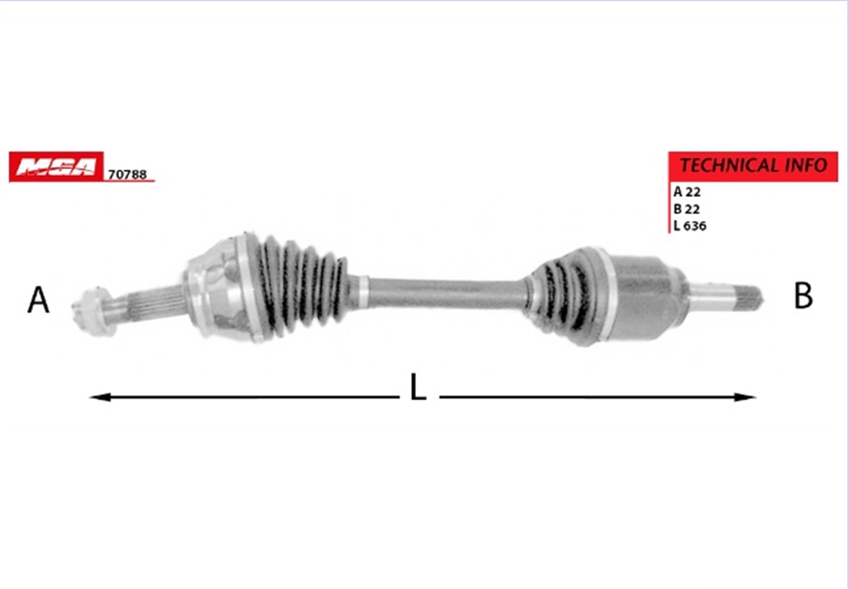YEDEK PARÇAAKS SOL KOMPLE  FIAT  DOBLO 1.4 06-  51757652 -MGA-70788MGAMGA-70788