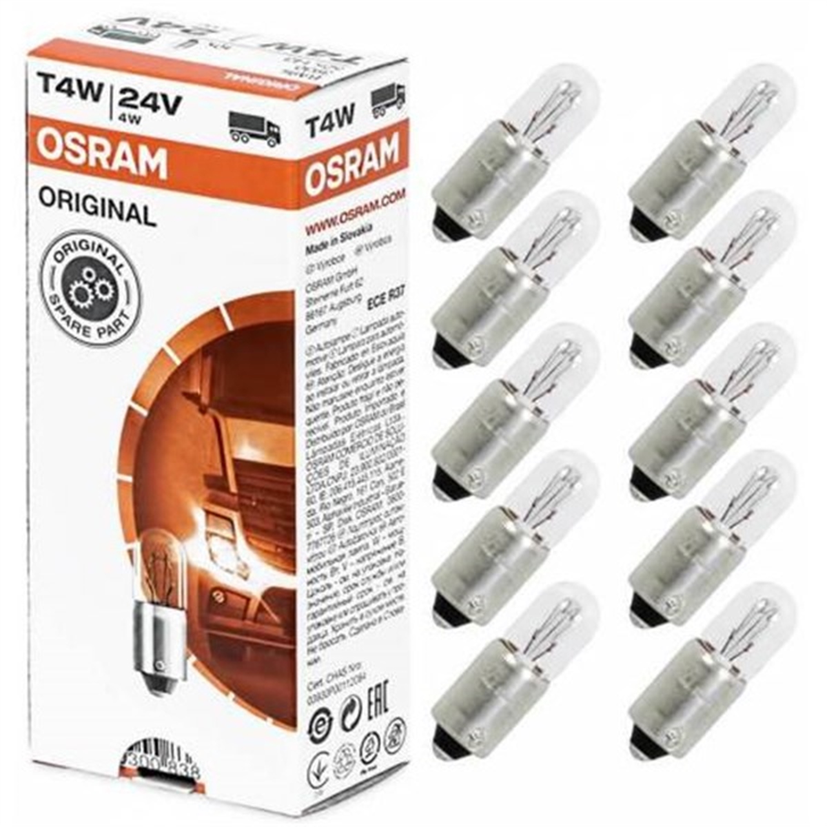 YEDEK PARÇAAmpul 24V 67 10W Park Osram 5637OSRAMOSRAM 5637