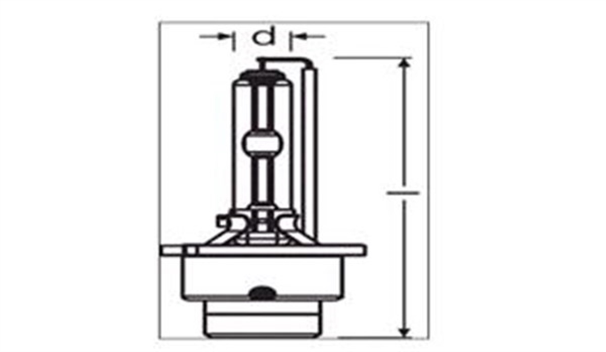 YEDEK PARÇAAMPUL GAZ DESARJLI 35W D2S XENARC KLASİK SERİ 66040 OSRAM 66240CLCOSRAMOSRAM 66240CLC