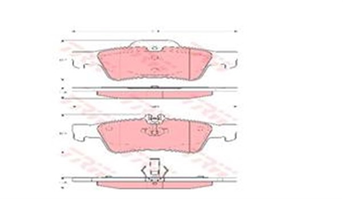 YEDEK PARÇAARKA BALATA C218 CLS 300-350-CDI W211 E200-E240-E320-E350-E500 02-08 W212 08 W220 W221 X218 12 TRW GDB1546TRWTRW GDB1546