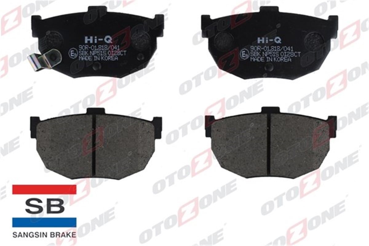 YEDEK PARÇAARKA BALATA CERATO VE SEDAN 1.5CRDI-1.6-2.0-2.0CRDI 04-2004 ELANTRA 1.6 2.0 95 GDB3368 OTOZONE FDA8004OTOZONEOTOZONE FDA8004