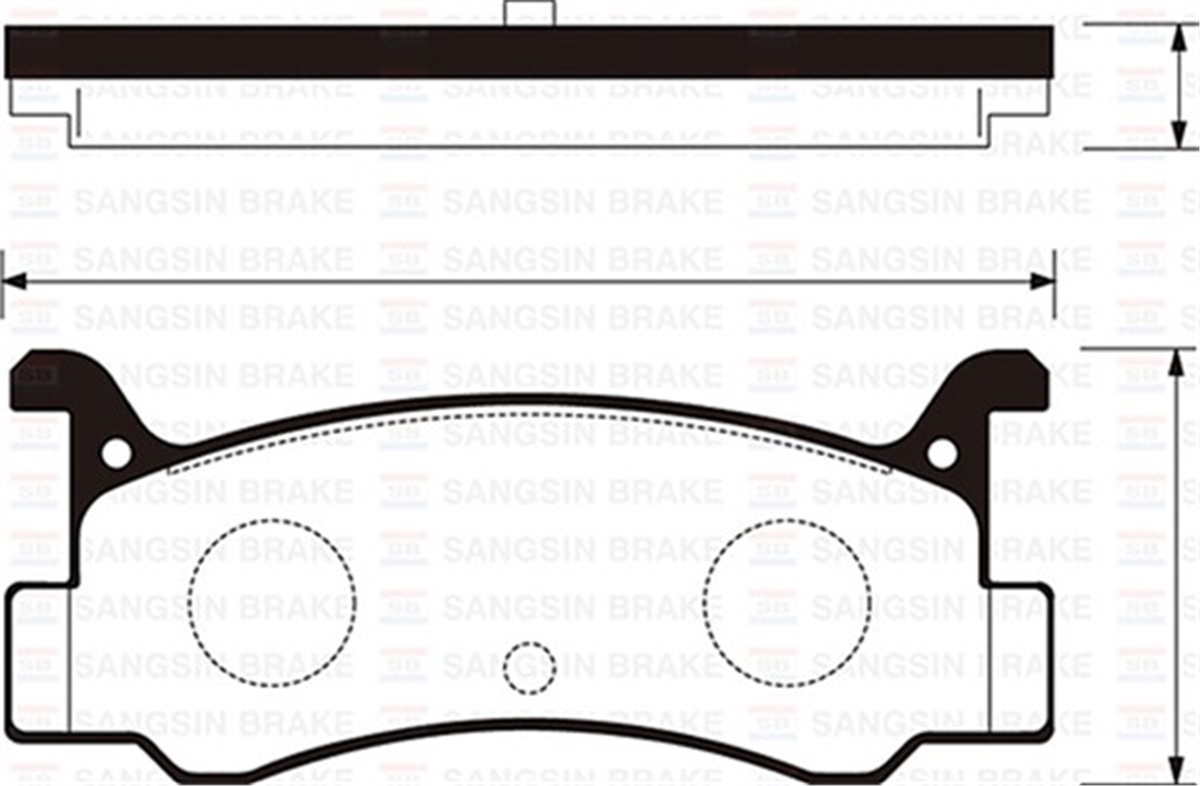 YEDEK PARÇAARKA BALATA DİSK DAIHATSU CHARADE 93-99 MAZDA 323 93 MX3 99 GDB375 SANGSIN SP1215SANGSINSANGSIN SP1215