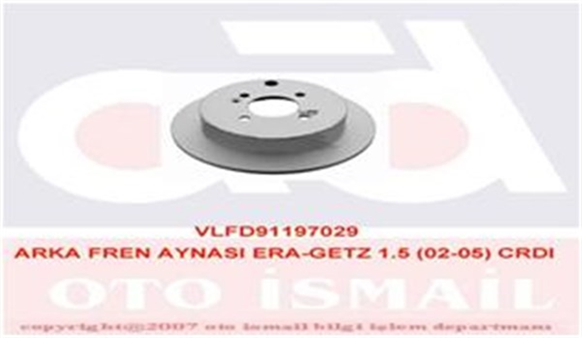 YEDEK PARÇAARKA FREN AYNASI ACCENT1.4GL-1.6GLS-1.5CRDI 11-05 GETZ 1.6-1.5CRDI 09-02 İ20 08 RIO 05 262X10X4DL VALEO 197029VALEOVALEO 197029