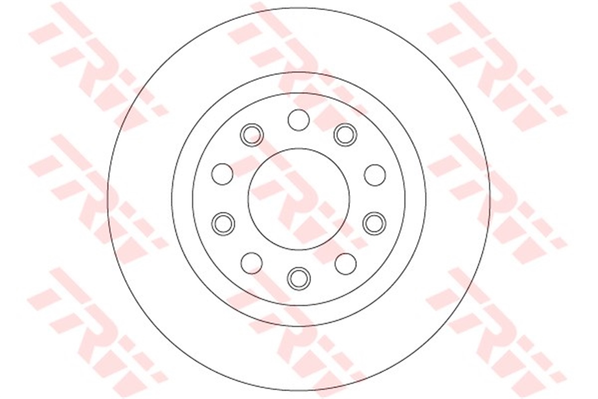 YEDEK PARÇAARKA FREN AYNASI ALFA ROMEO GIULIETTA 1.4TB-1.6JTDM 10 264X5DXDOLU TRW DF8070TRWTRW DF8070