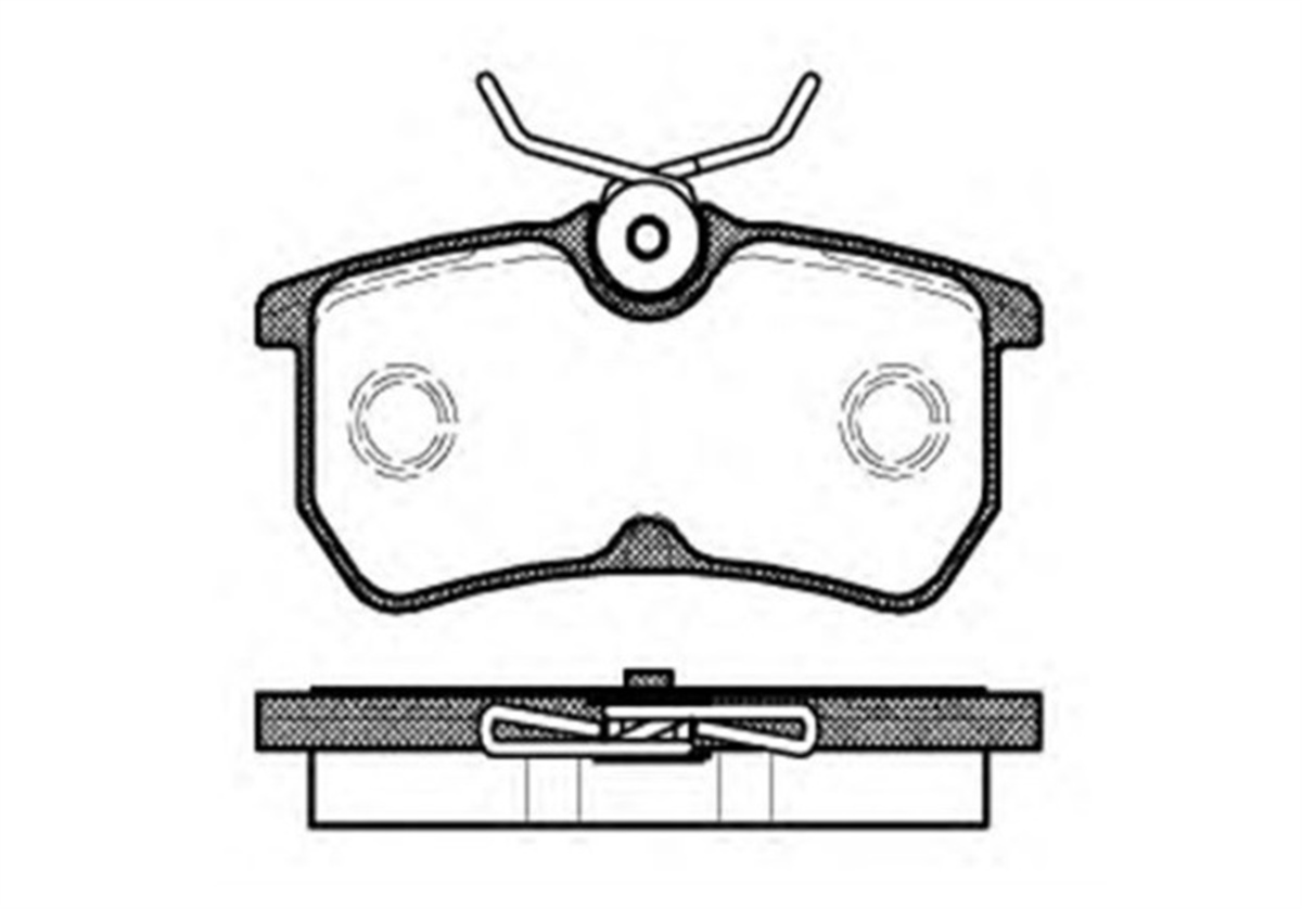 YEDEK PARÇAARKA FREN DISK BALATA  FORD  FOCUS 98-  98AB 2M008 BA -MGA-55250MGAMGA-55250