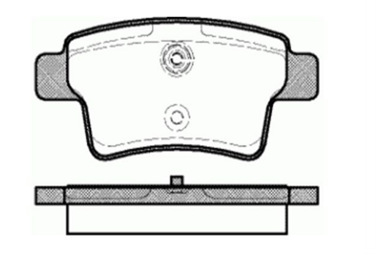 YEDEK PARÇAARKA FREN DISK BALATA WVA 24540  CITROEN  C4 PICASSO 1.6HDI 1.8 2.0 2.0HDI 06--  4254,32 -MGA-55178MGAMGA-55178