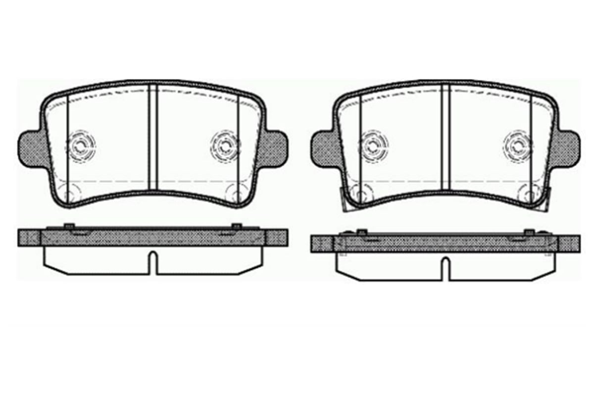 YEDEK PARÇAARKA FREN DISK BALATA WVA 24421  OPEL  INSIGNIA ALL MODEL 08--  ‘’ 17