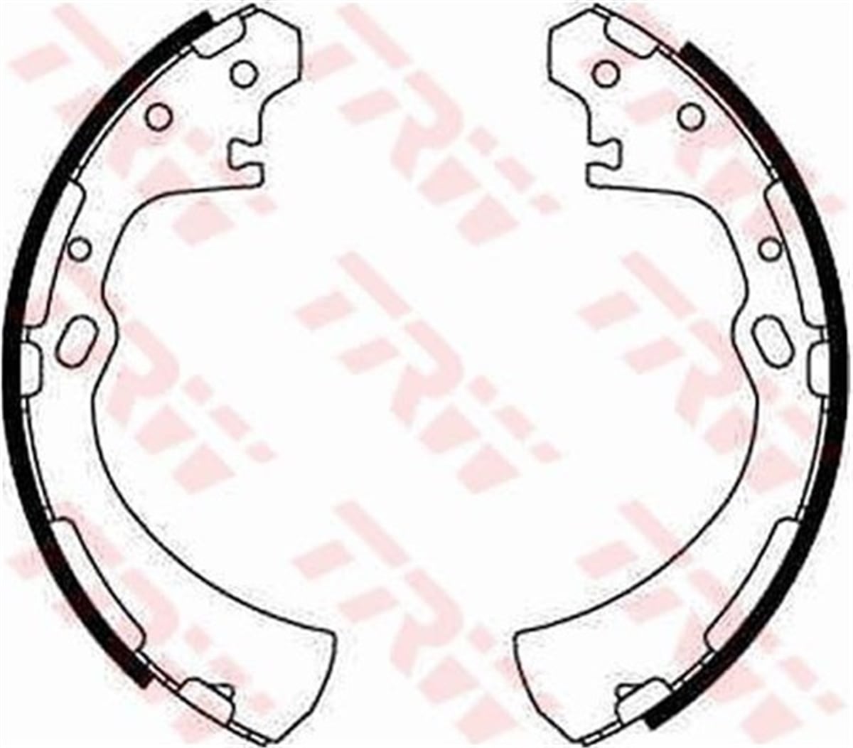 YEDEK PARÇAARKA PAPUÇ BALATA PATHFINDER 86-95TERRANO 90-95 TRW GS8512TRWTRW GS8512