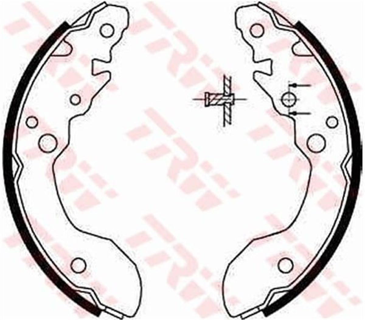 YEDEK PARÇAARKA PAPUÇ BALATA VITARA 96-99 X90 95-97 TRW GS8671TRWTRW GS8671