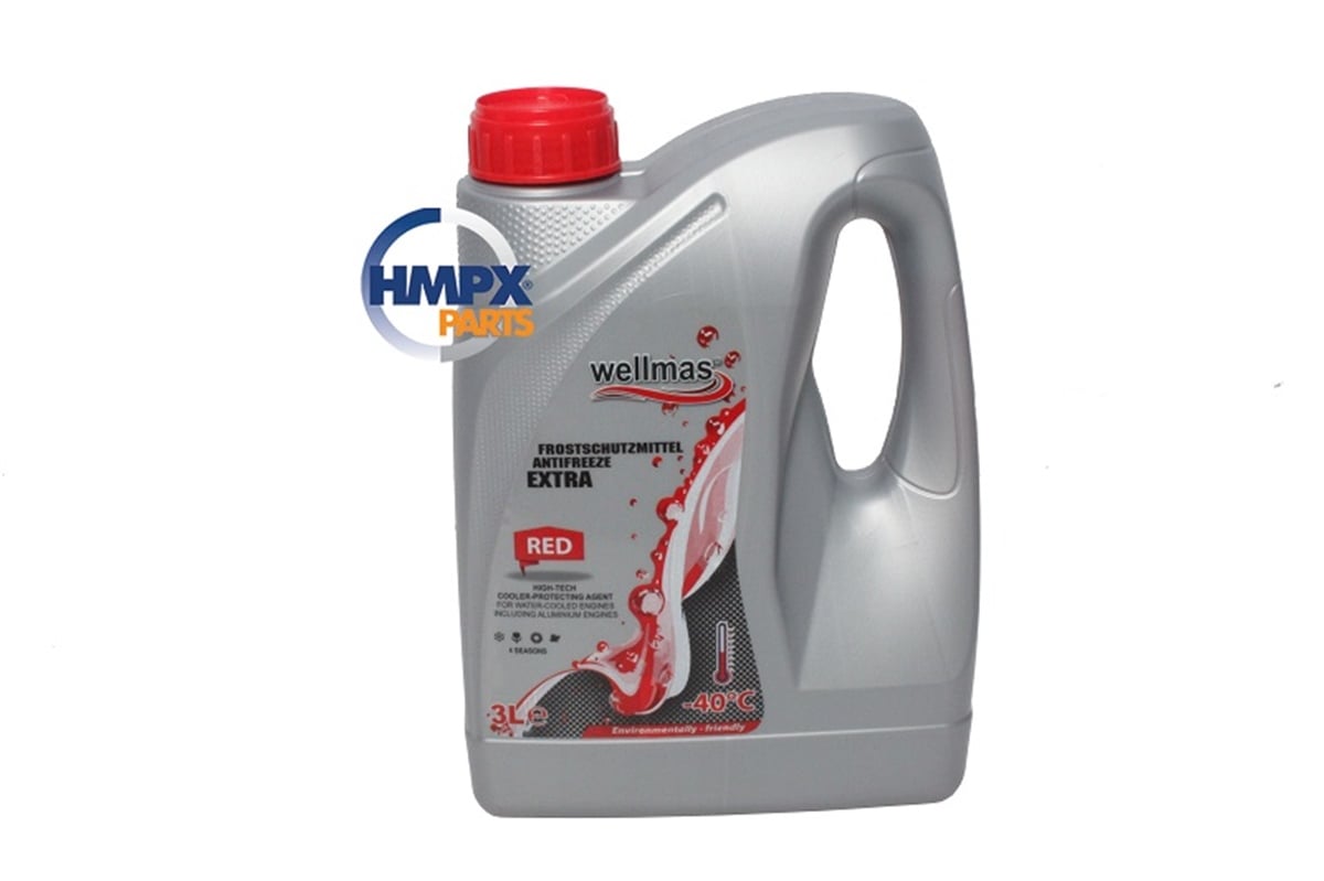 YEDEK PARÇAB.MOD ANTİFRİZ KIRMIZI ORGANİK 3 LİTRE -40°C (KOLİ 6 AD) WLM 005 WLM 005PARCAWORLDWLM 005